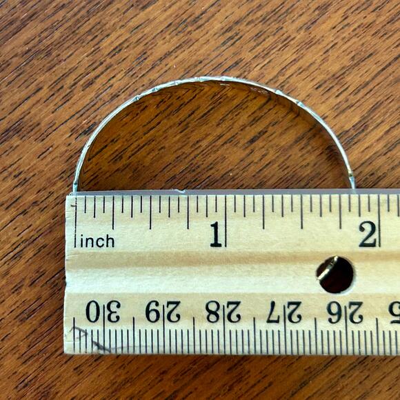 Vintage Hawaiian Baby Bracelet 925 Sterling Plumeria Keiki Bangle Signed - Picture 5 of 11